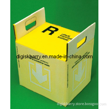 Disposable Container with Prefixed Autoclave Bag for Biohazardous Waste